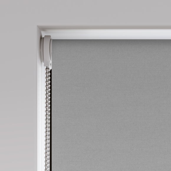 ColourLux Blackout Made to Measure Roller Blind ColourLux Grey