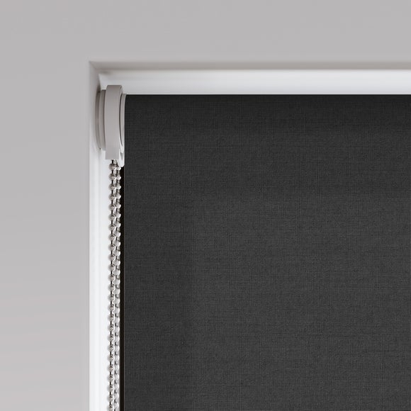 ColourLux Daylight Made to Measure Roller Blind ColourLux Black