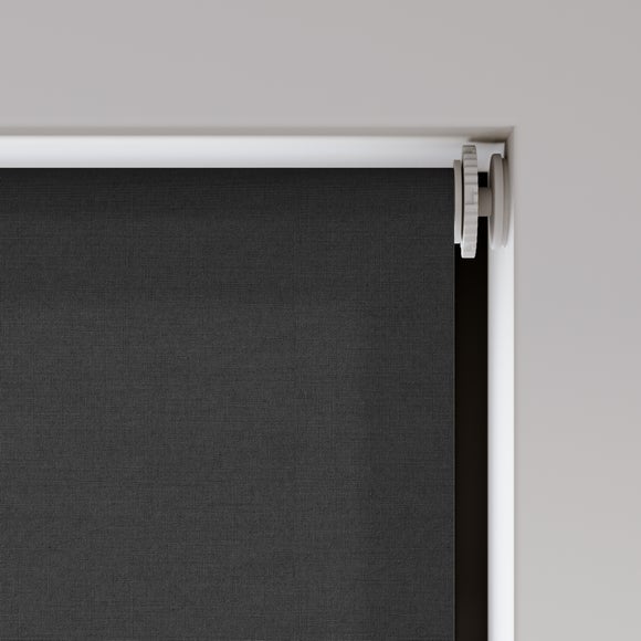 ColourLux Daylight Made to Measure Roller Blind ColourLux Black