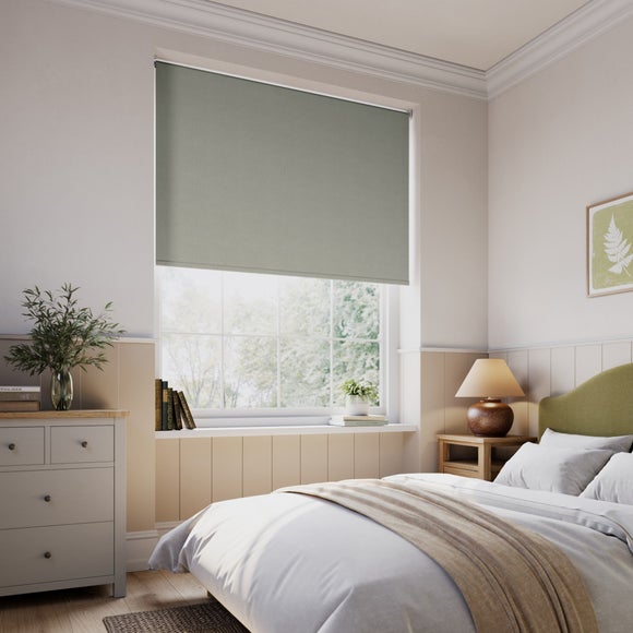 Flax Blackout Made to Measure Roller Blind Thyme