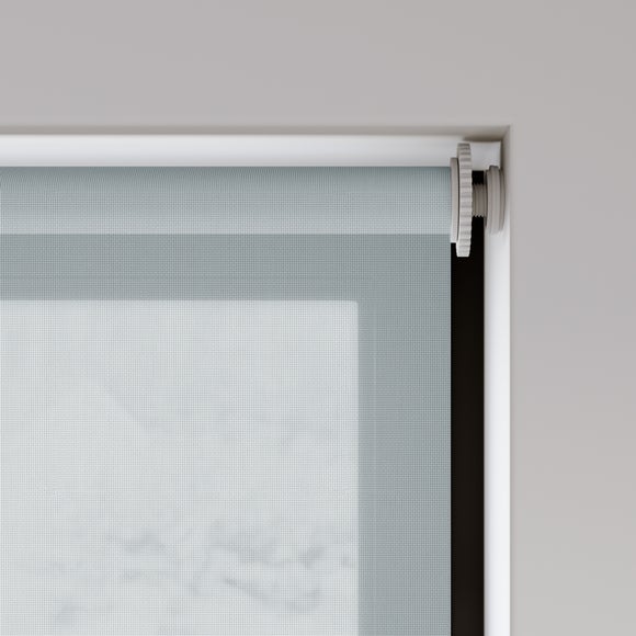 Baxby Fire Retardant Daylight Made to Measure Roller Blind Grey