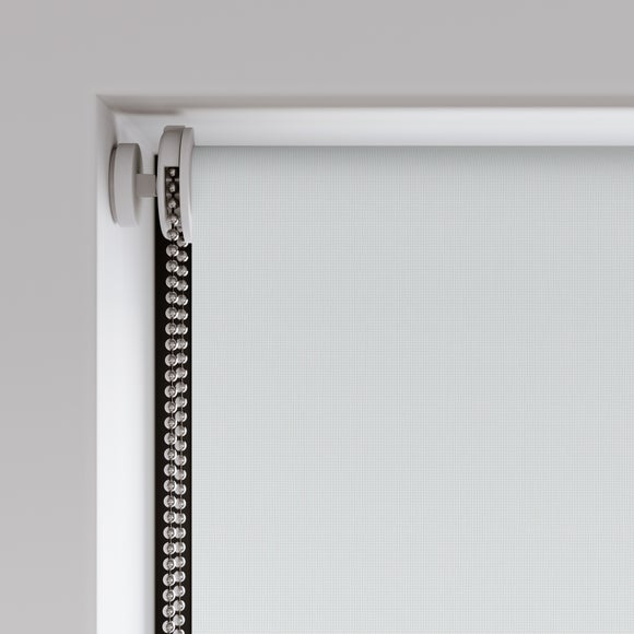 Baxby Fire Retardant Blackout Made to Measure Roller Blind White