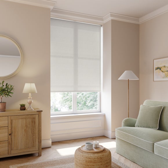 Whitwick Fire Retardant Daylight Made to Measure Roller Blind Oatmeal