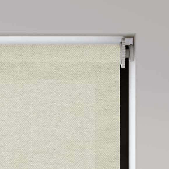 Whitwick Fire Retardant Daylight Made to Measure Roller Blind Oatmeal