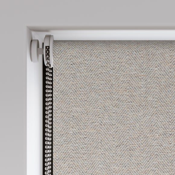 Whitwick Fire Retardant Blackout Made to Measure Roller Blind Chateau Grey