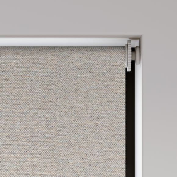 Whitwick Fire Retardant Blackout Made to Measure Roller Blind Chateau Grey