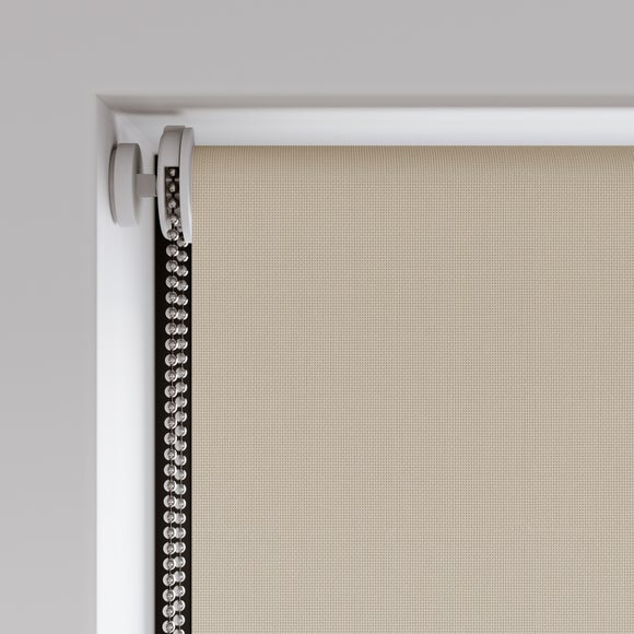 Baxby Fire Retardant Blackout Made to Measure Roller Blind Taupe