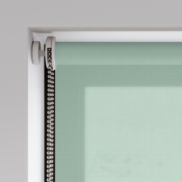 Baxby Fire Retardant Daylight Made to Measure Roller Blind Seafoam
