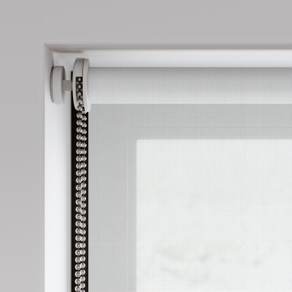 Baxby Fire Retardant Daylight Made to Measure Roller Blind White