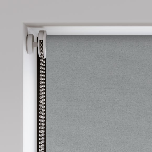 Windsor Blackout Made to Measure Roller Blind Charcoal