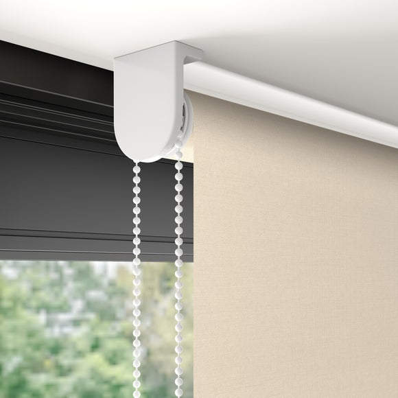 ColourLux Blackout Made to Measure Roller Blind ColourLux Cream