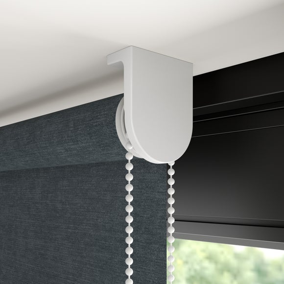 Crush Blackout Made to Measure Roller Blind Coal Grey