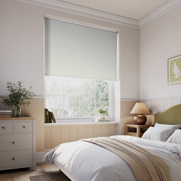 Flax Blackout Made to Measure Roller Blind Stone