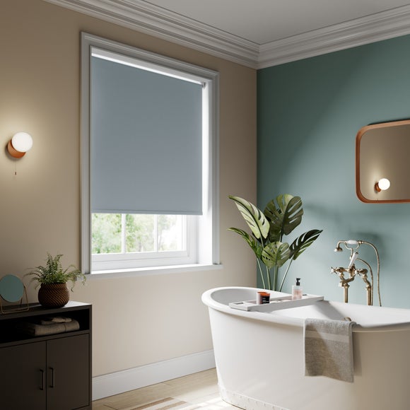 Baxby Fire Retardant Blackout Made to Measure Roller Blind Charcoal