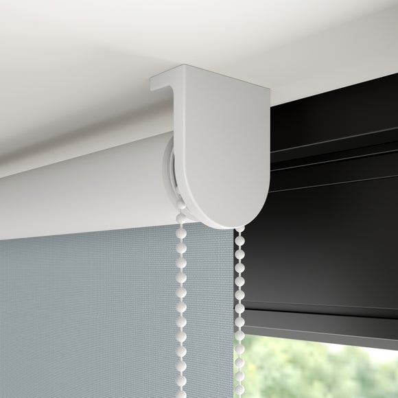 Baxby Fire Retardant Blackout Made to Measure Roller Blind Charcoal