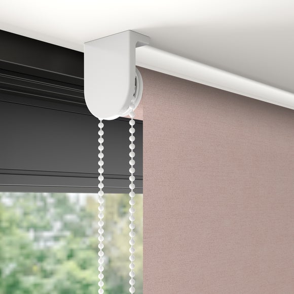 Windsor Fire Retardant Blackout Made to Measure Roller Blind Soft Mauve