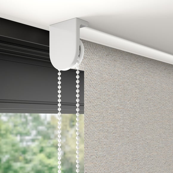 Whitwick Fire Retardant Blackout Made to Measure Roller Blind Chateau Grey