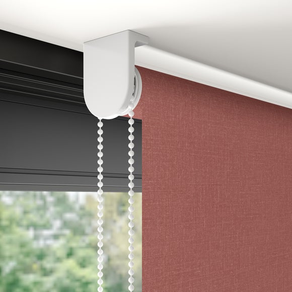 Flax Blackout Made to Measure Roller Blind Terracotta