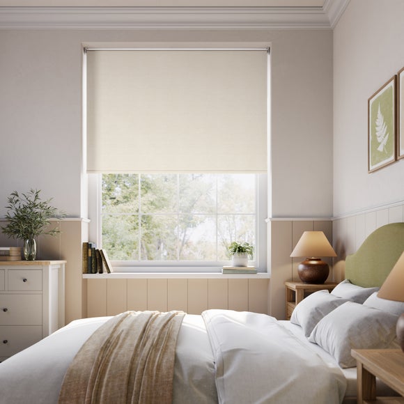 Flax Blackout Made to Measure Roller Blind