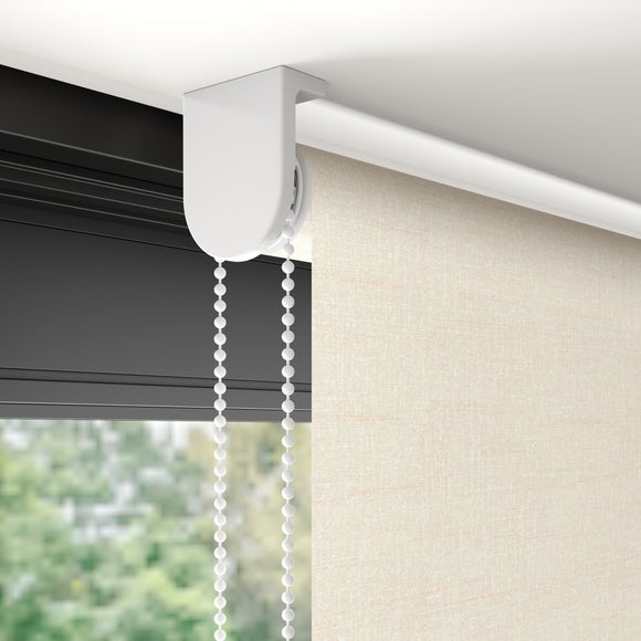 Flax Blackout Made to Measure Roller Blind Natural