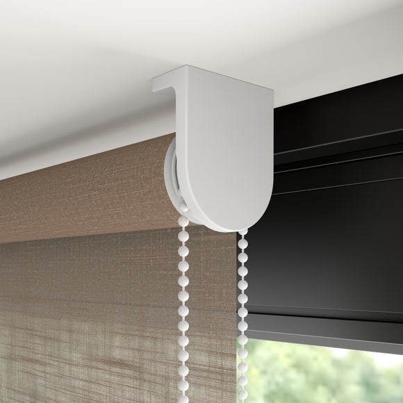 Flax Daylight Made to Measure Roller Blind Mocha