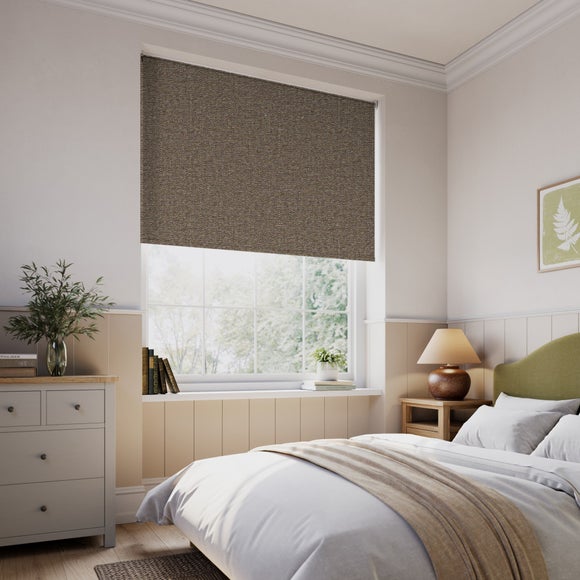 Whitwick Blackout Made to Measure Roller Blind Brown