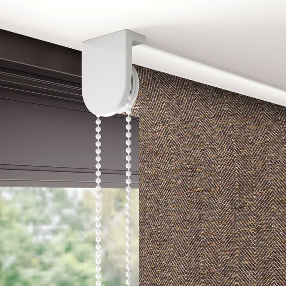 Whitwick Blackout Made to Measure Roller Blind Brown