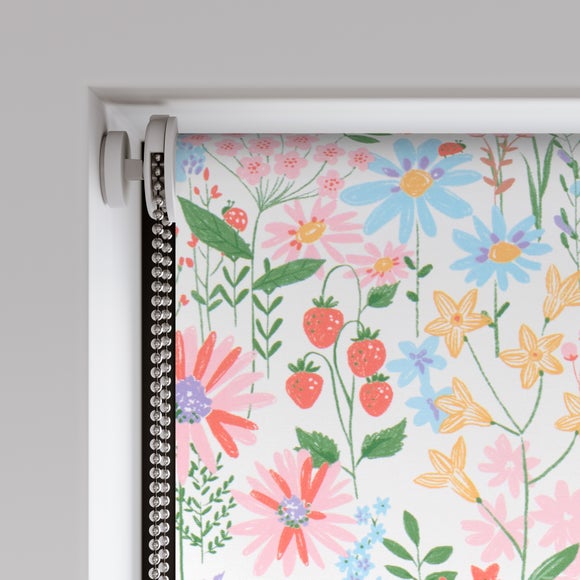 Ladybird Garden Blackout Made to Measure Roller Blind Multicoloured