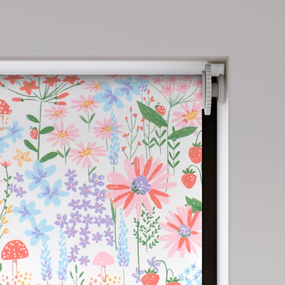 Ladybird Garden Blackout Made to Measure Roller Blind Multicoloured