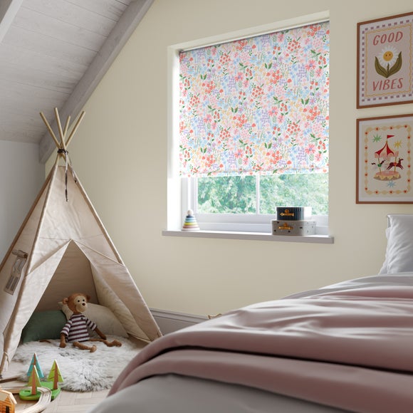 Ladybird Garden Blackout Made to Measure Roller Blind Multicoloured