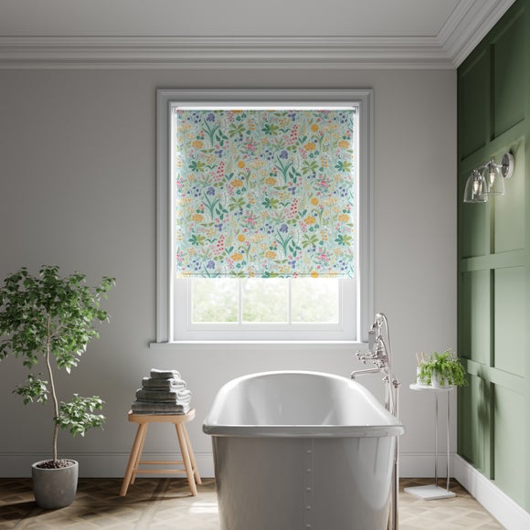 Plantopia Fire Retardant Blackout Made to Measure Roller Blind