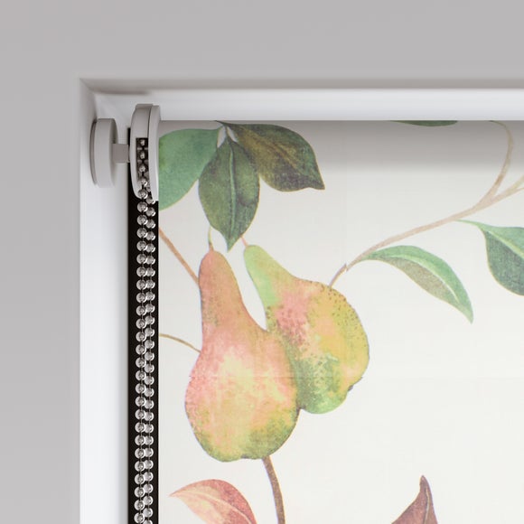 Fruit Trail Fire Retardant Daylight Made to Measure Roller Blind Cream
