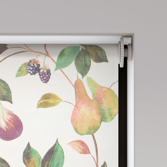 Fruit Trail Fire Retardant Daylight Made to Measure Roller Blind Cream