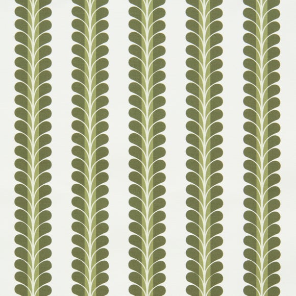 Stem Stripe Daylight Made to Measure Roller Blind Olive