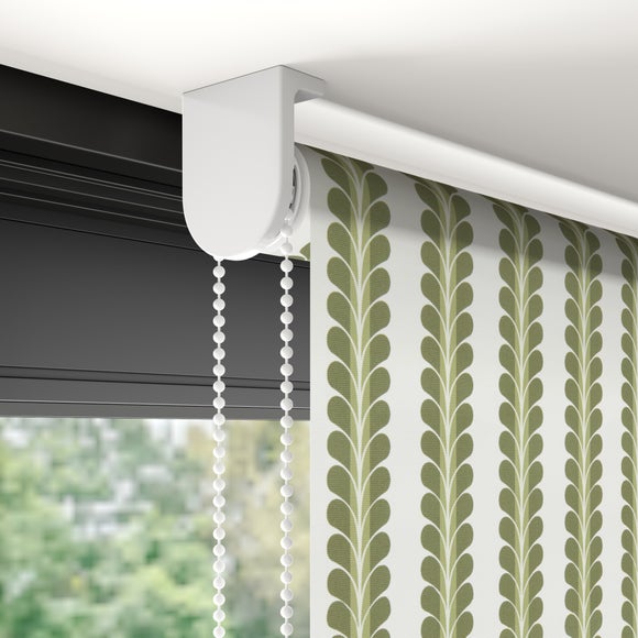 Stem Stripe Daylight Made to Measure Roller Blind Olive