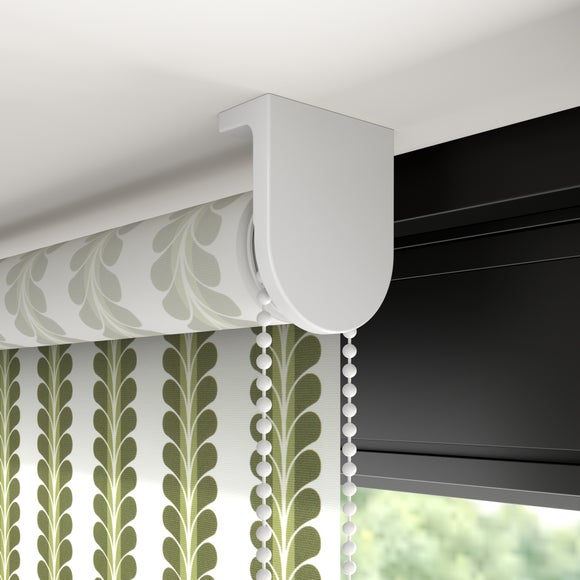 Stem Stripe Daylight Made to Measure Roller Blind Olive