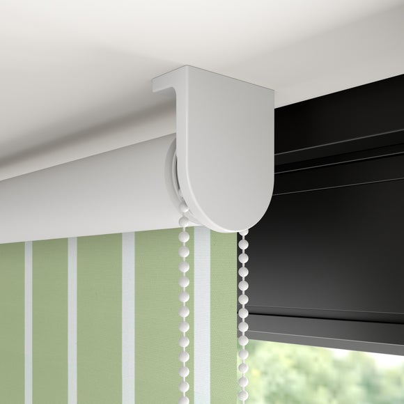Nolan Stripe Blackout Made to Measure Roller Blind Sage