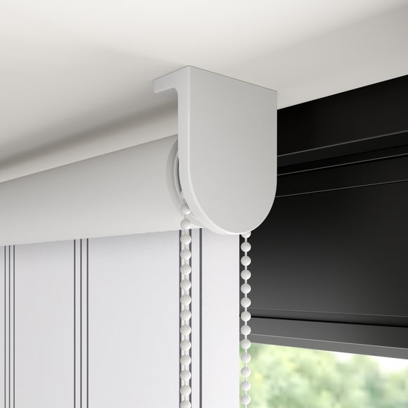 Lika Stripe Blackout Made to Measure Roller Blind White