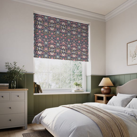 Hani Blackout Made to Measure Roller Blind Navy