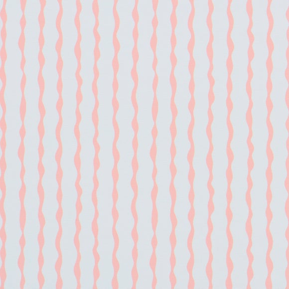 Nouri Wiggle Stripe Blackout Made to Measure Roller Blind Pink