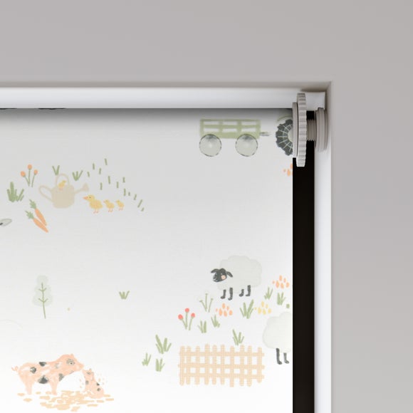 Farmyard Friends Blackout Made to Measure Roller Blind Multicoloured