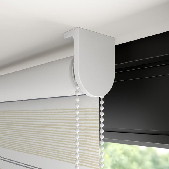 Holton Stripe Blackout Made to Measure Roller Blind Natural