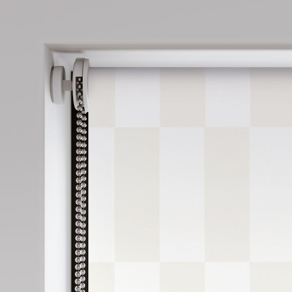 Tala Checkerboard Daylight Made to Measure Roller Blind Beige