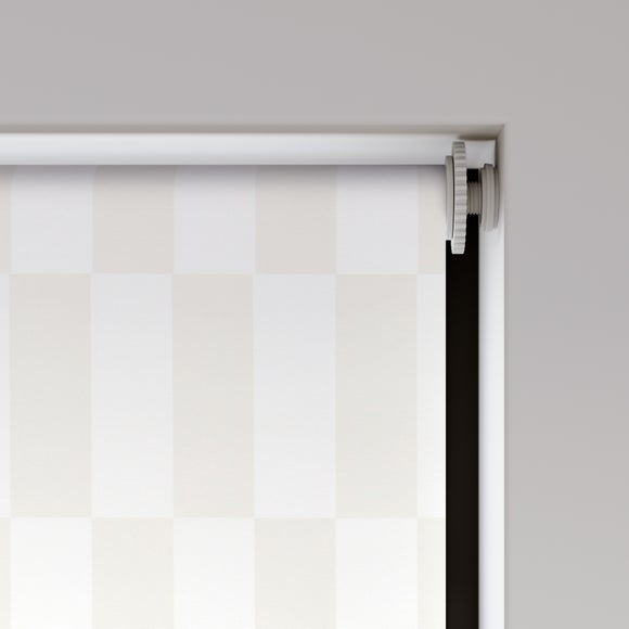 Tala Checkerboard Daylight Made to Measure Roller Blind Beige