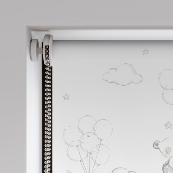 Animals and Balloons Blackout Made to Measure Roller Blind Ivory