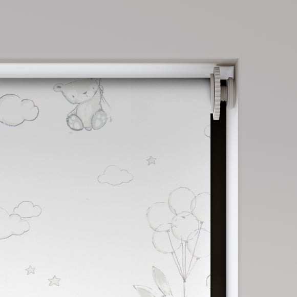 Animals and Balloons Blackout Made to Measure Roller Blind Ivory