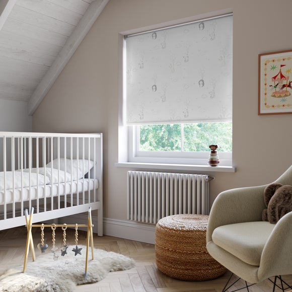 Animals and Balloons Blackout Made to Measure Roller Blind Ivory
