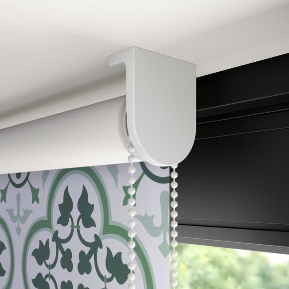 Remy Fire Retardant Blackout Made to Measure Roller Blind Green