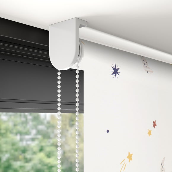 Moon and Stars Blackout Made to Measure Roller Blind Natural