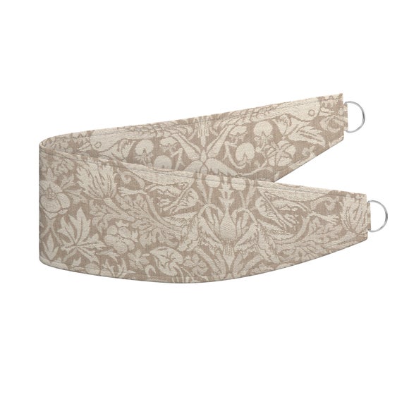 William Morris At Home Strawberry Thief Woven Made to Order Tieback Strawberry Thief Woven Slate